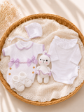 Set de Regalo de Lujo para Bebé Niña "Beso de Lavanda"