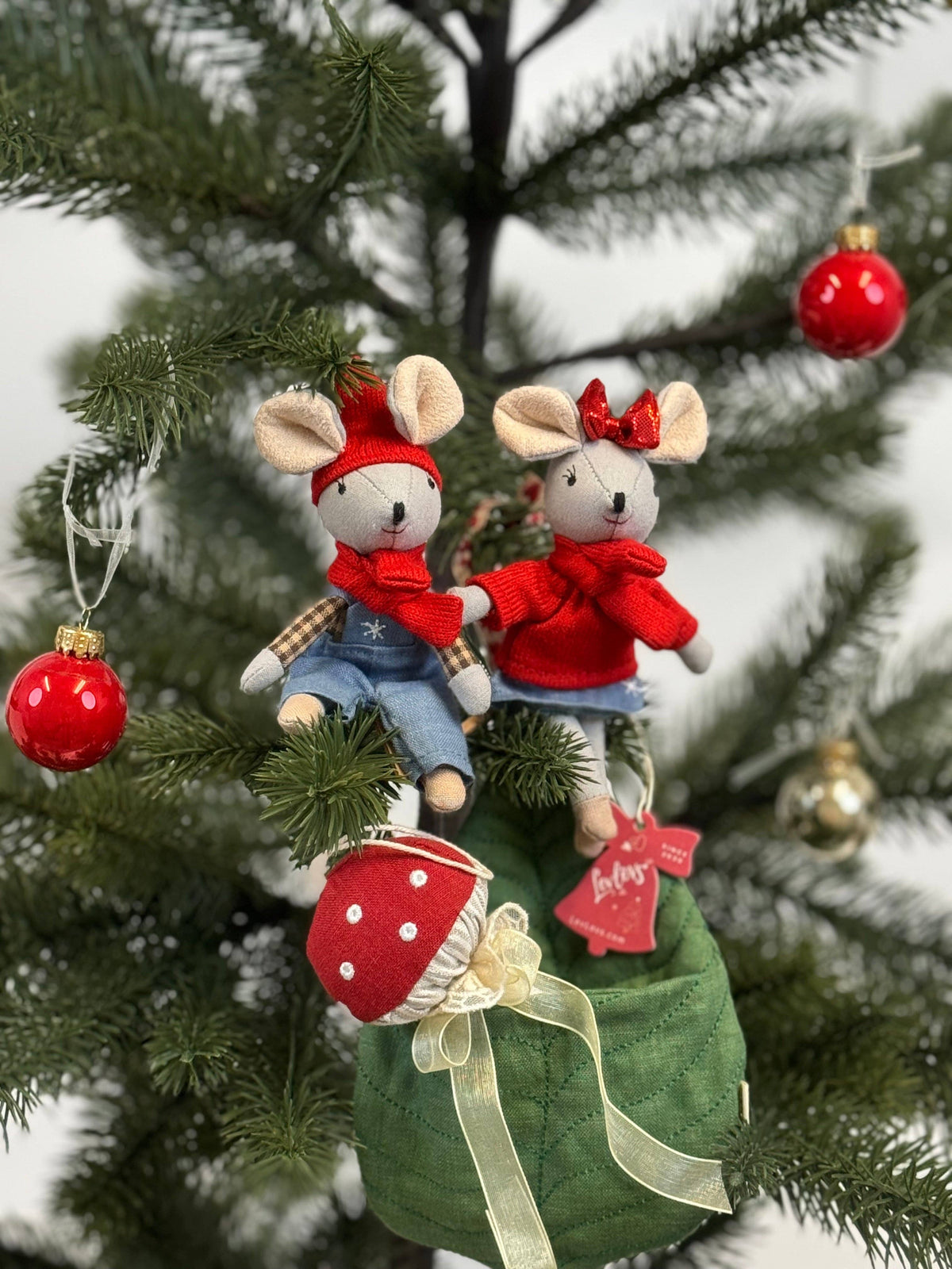 Christmas Mice – Holiday Mouse Dolls by LEVLOVS