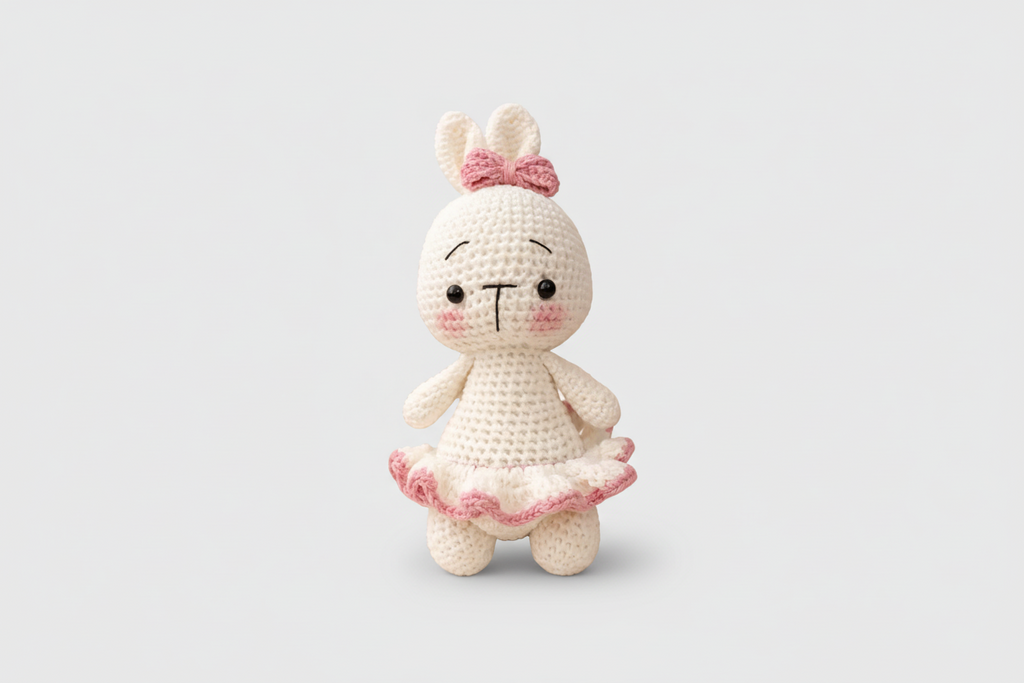 Hand-Crocheted Bunny Plush Toy