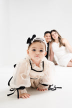 Mameluco de tul Coco-Caramel - Edición lazo Couture