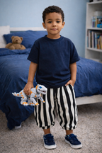 Pantalones a Rayas de Niños de City Street