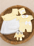 Set de regalo de crema de mantequilla para niña (bebé) – Dos conjuntos de punto