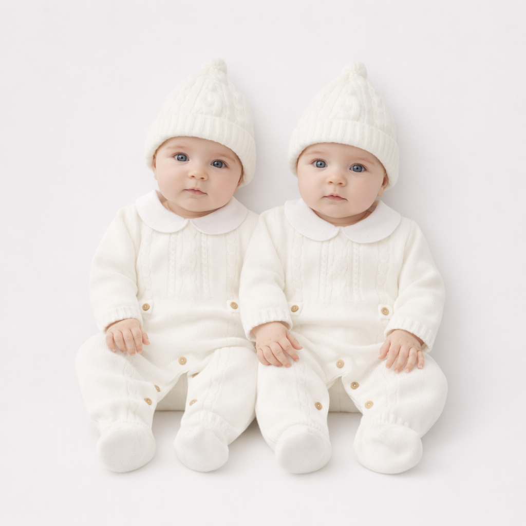 White Heirloom Knit Set