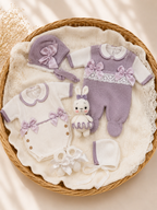 Set de regalo para recién nacido Perla Lavanda