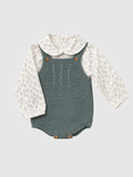 Conjunto de pelele de punto Sage Woodland