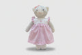 Muñeca de punto Kitty - Rosa