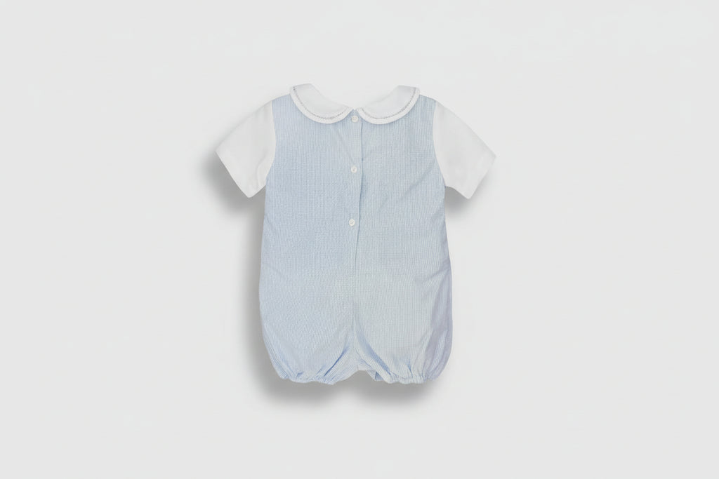 The Heirloom Romper Set- Blue