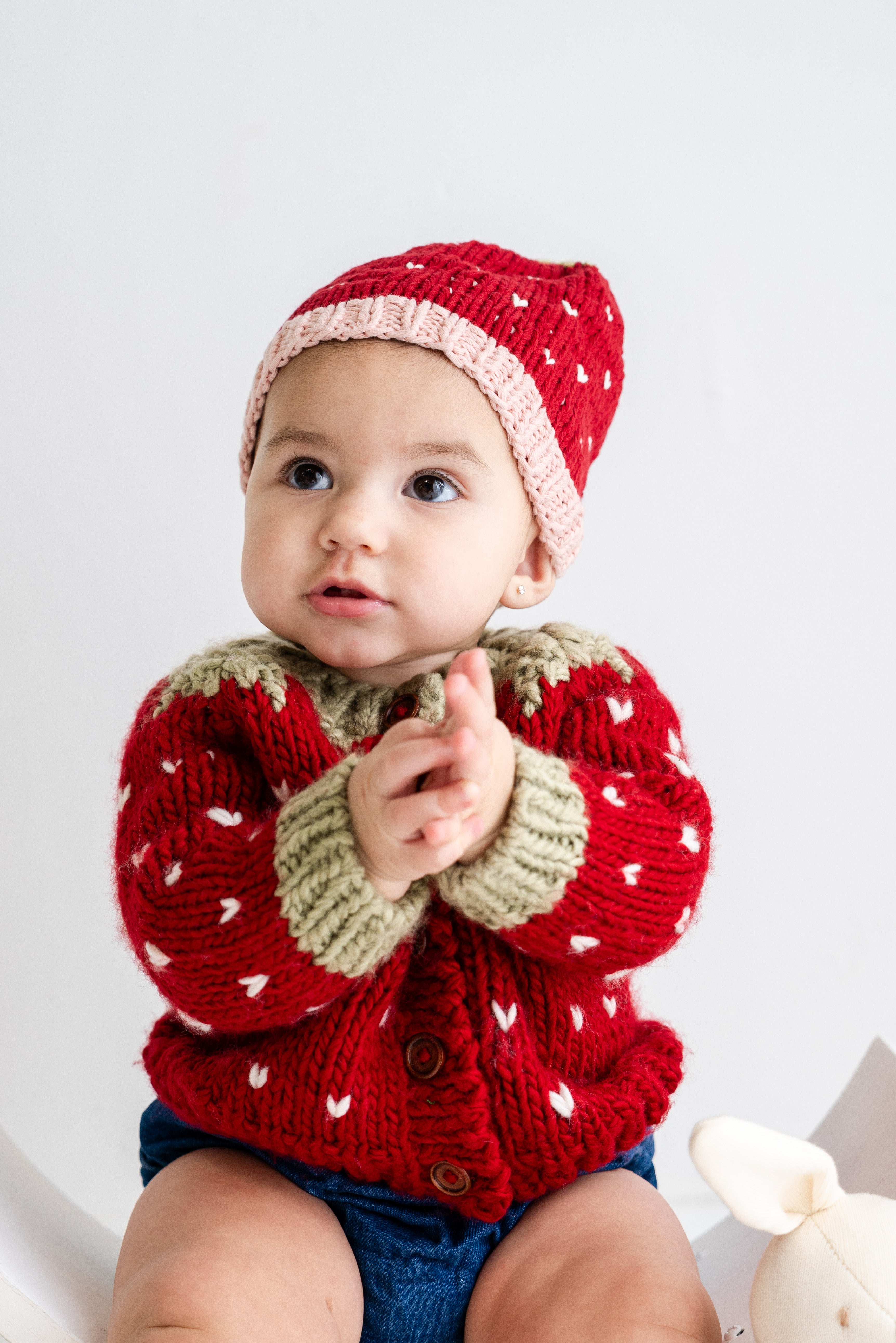 Strawberry Knit Cardigan