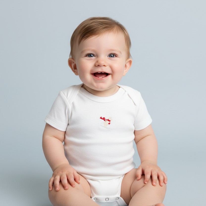 Ski Organic Cotton Baby Onesie