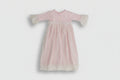 Precioso vestido color rubor para bebés y niños pequeños