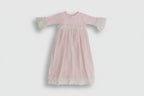 Precioso vestido color rubor para bebés y niños pequeños