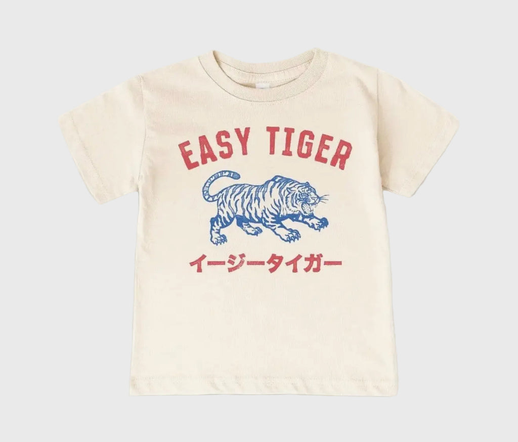 Kids “Easy Tiger” Graphic T-Shirt