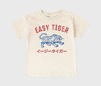 Camiseta infantil con gráfico "Easy Tiger"