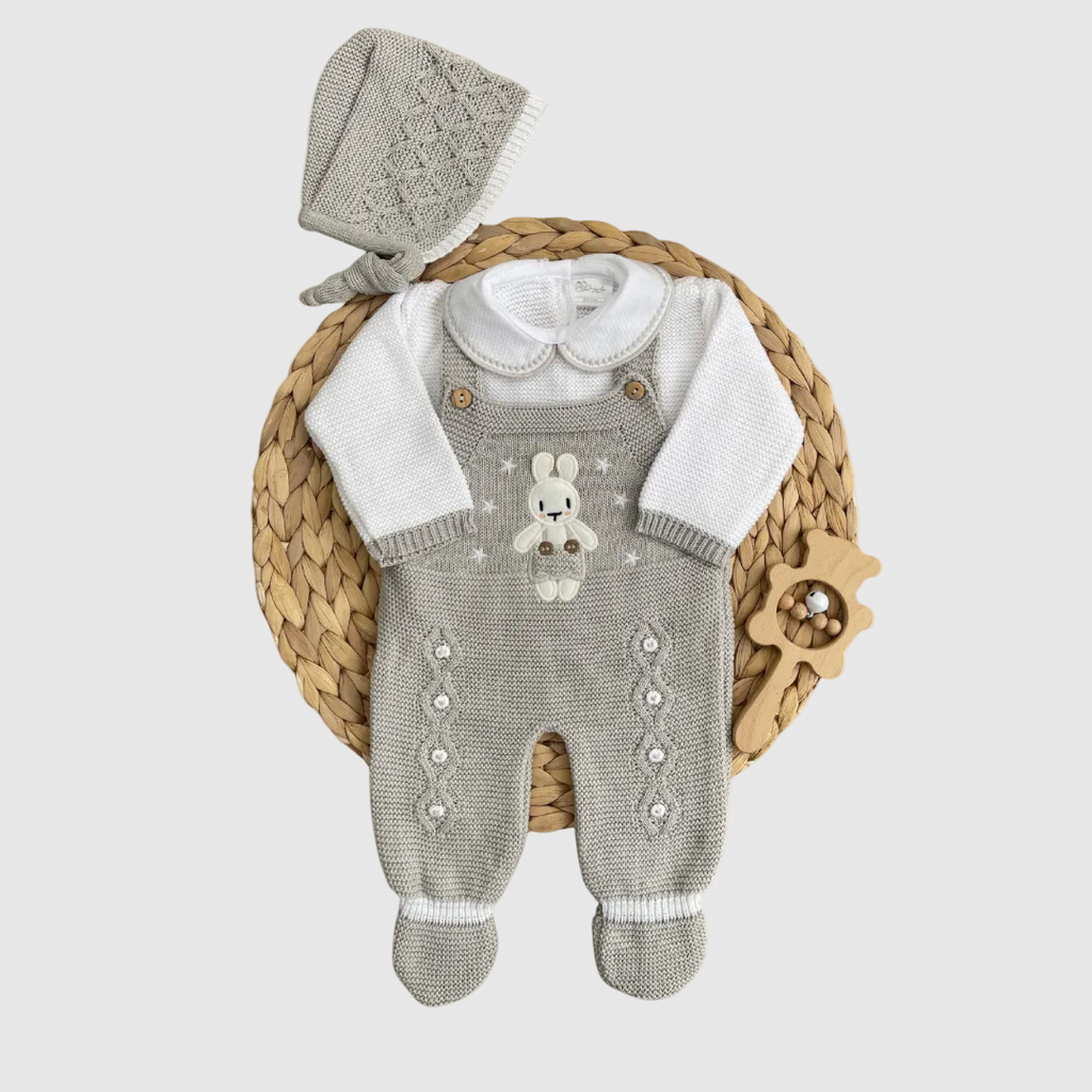 Bunny Heirloom Knit Three Pieces Set