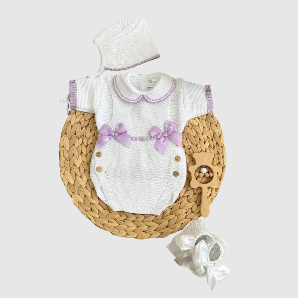Aurélie Lavender Knit Four Pieces Set
