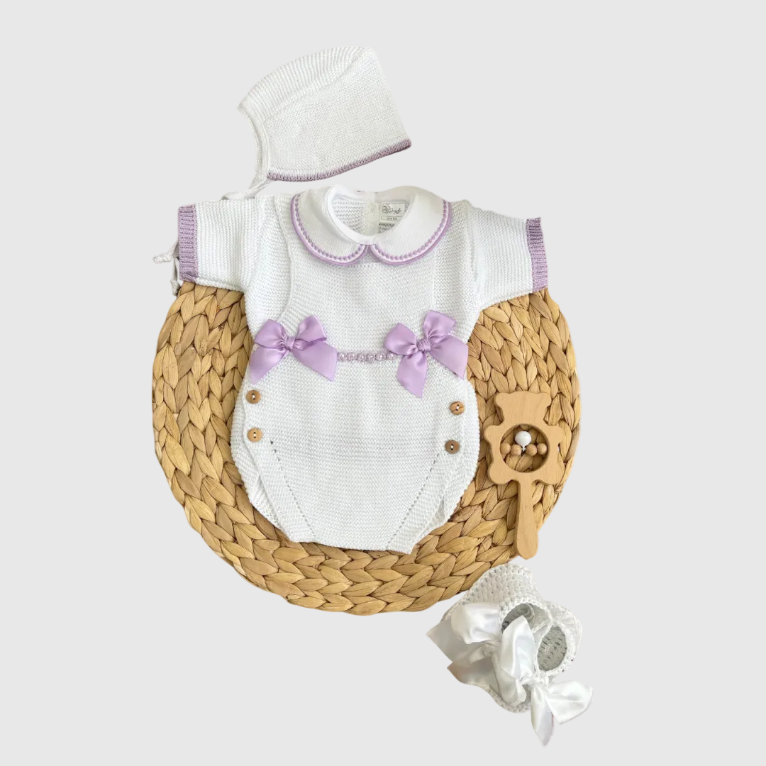 Aurélie Lavender Knit Four Pieces Set