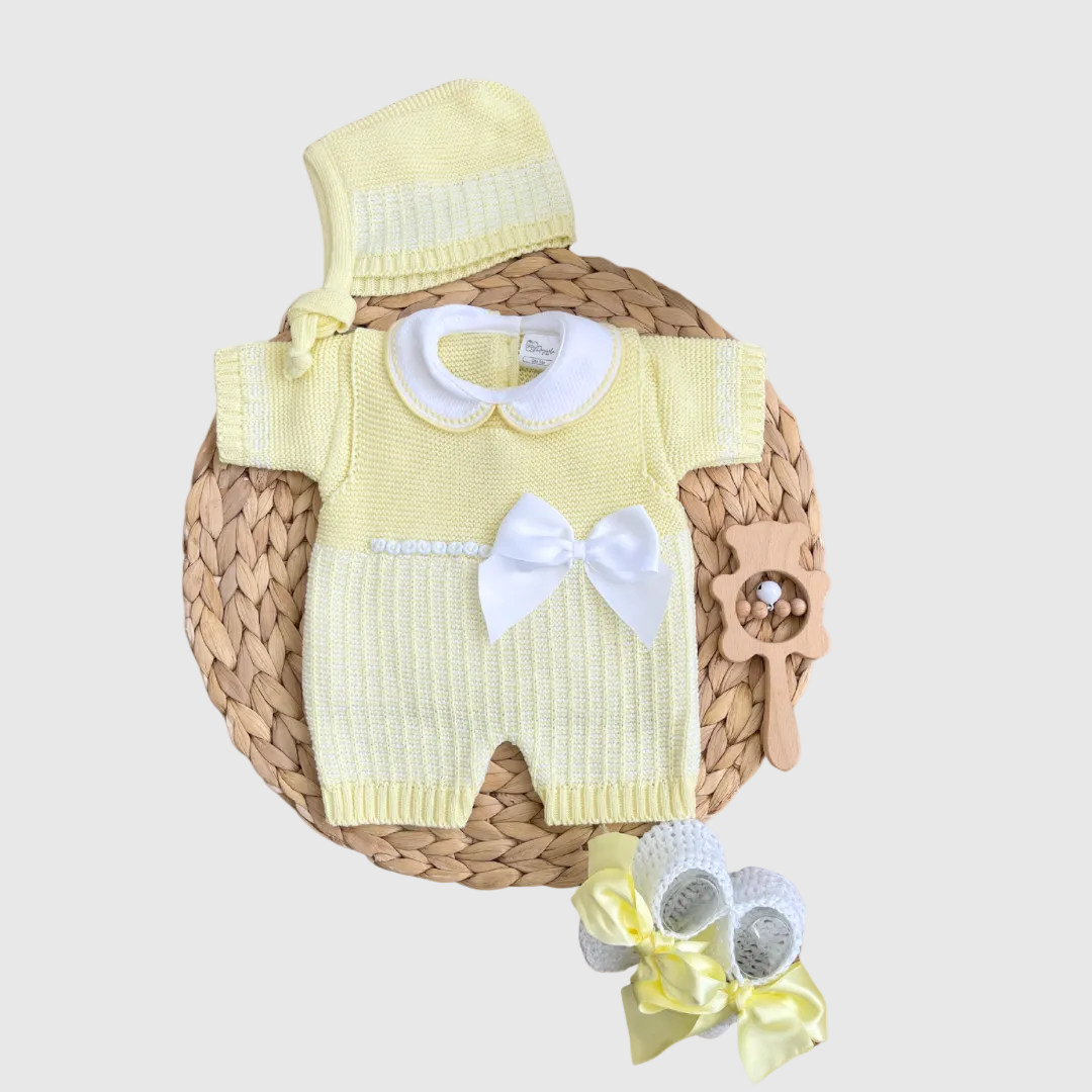 Buttercup Bloom Knit Four Pieces Set