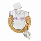 Set de Regalo de Lujo para Bebé Niña "Beso de Lavanda"