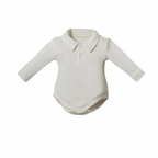 Traje de caballero unisex de lana rica para bebé (3 piezas) - Beige