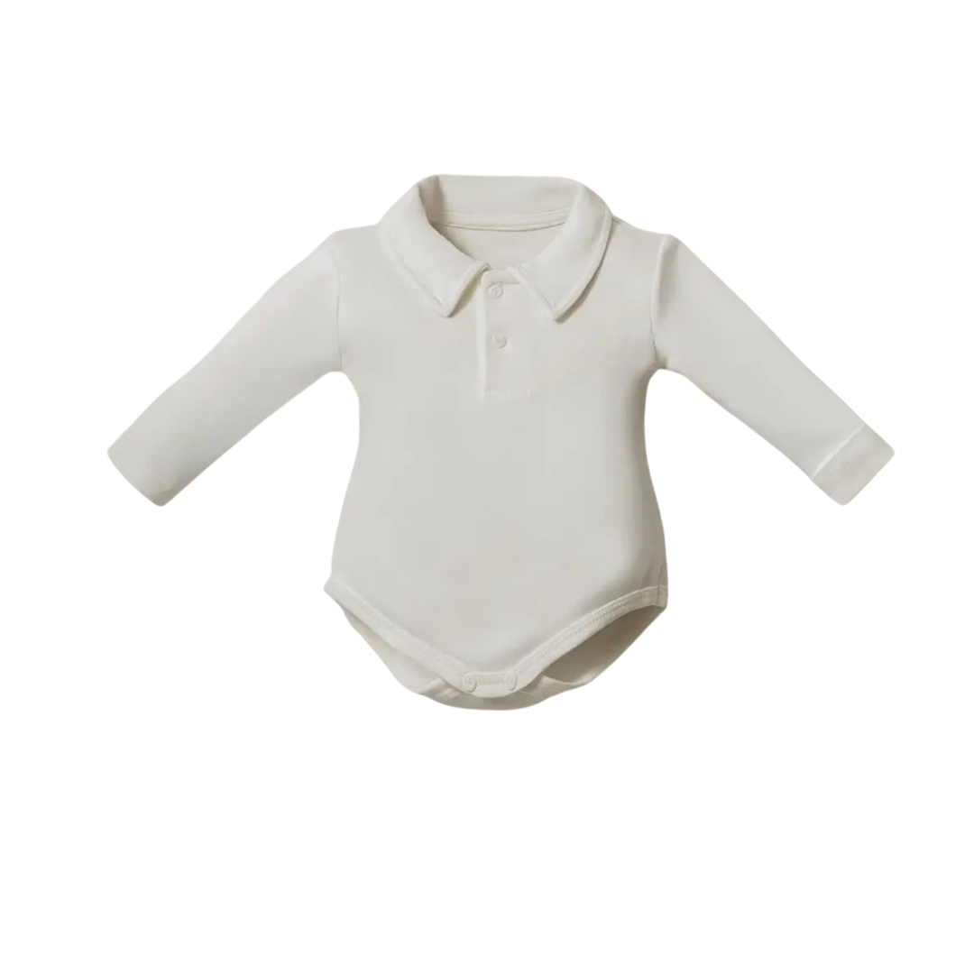 Unisex Wool -Rich baby Gentleman Suit (3 Pieces) - Beige