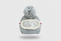 Gorro de punto con gafas de esquí para bebés, niños y adultos