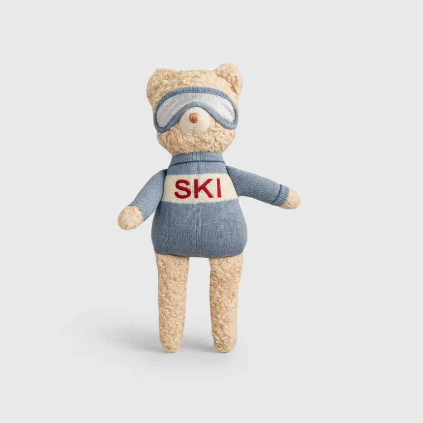 The Ski Bear Knit Doll
