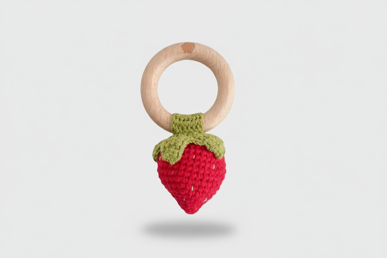 Strawberry Knit Gift Set -5pieces