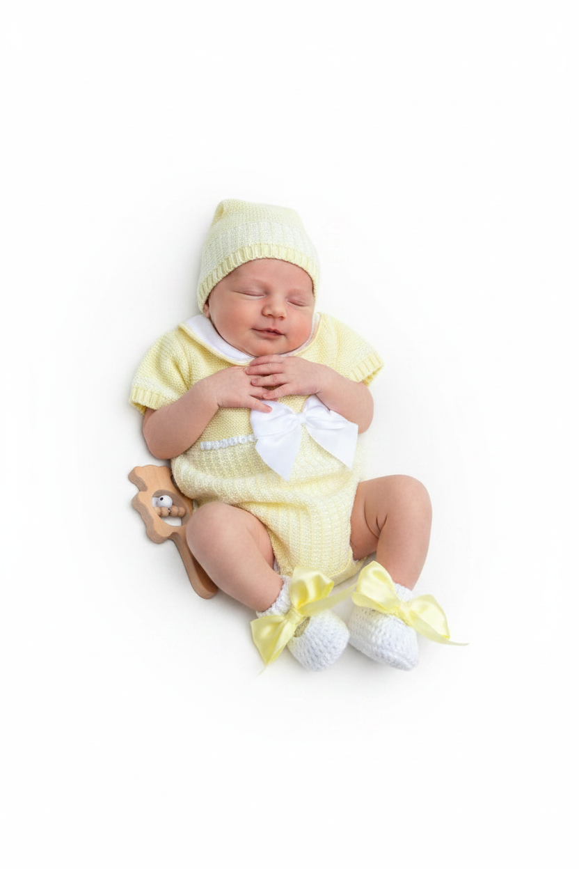 Buttercup Bloom Knit Four Pieces Set