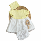 Conjunto de regalo de lujo para bebé niña "Sueño de Crema de Mantequilla"
