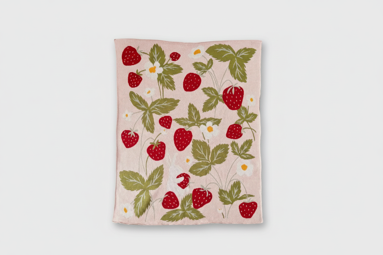 Strawberry Knit Gift Set -5pieces