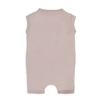 Paris Embroidered Baby Knit Romper (Organic Cotton)