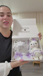 Set de Regalo de Lujo para Bebé Niña "Beso de Lavanda"