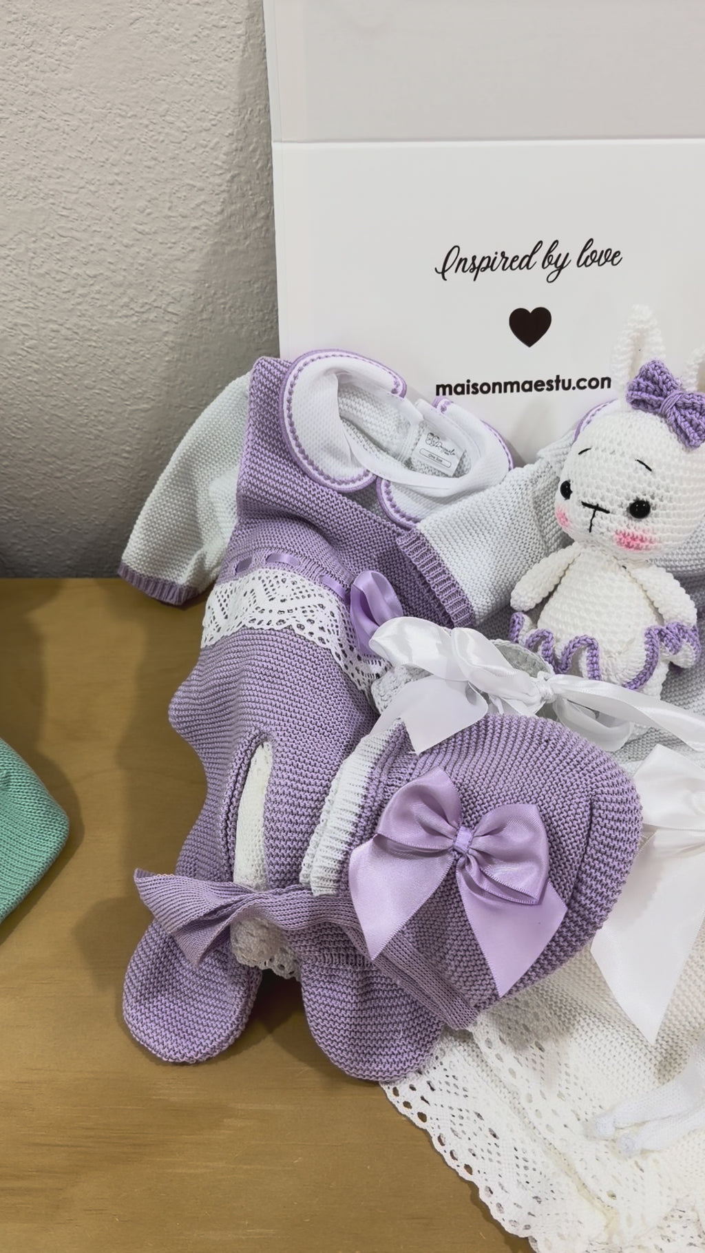 Lavender Pearl Newborn Gift Set