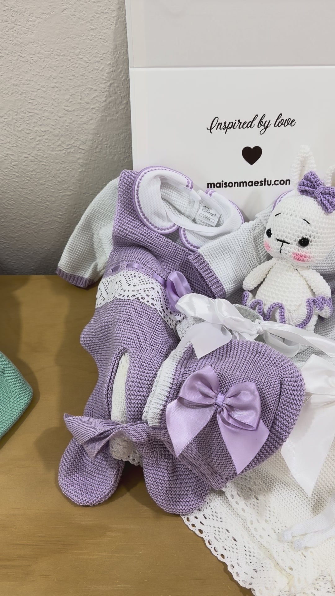 Lavender Pearl Newborn Gift Set