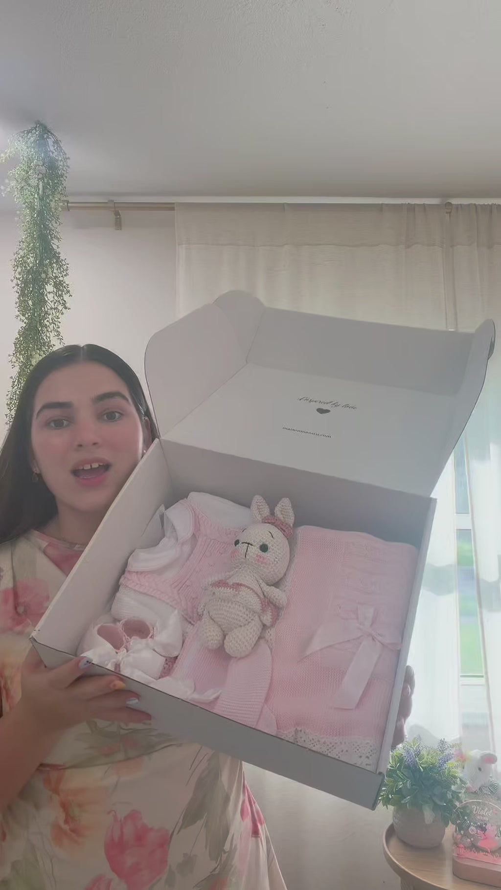 Estuche de regalo de lujo para bebé Blush Dream